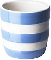 Cornishware Blue Straight Egg Cups rechte eierdopjes (set van 4) - Cornishblue - blauw wit gestreept