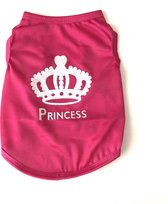 Shirt voor hondjes - "Princess" - Roze  - Maat L