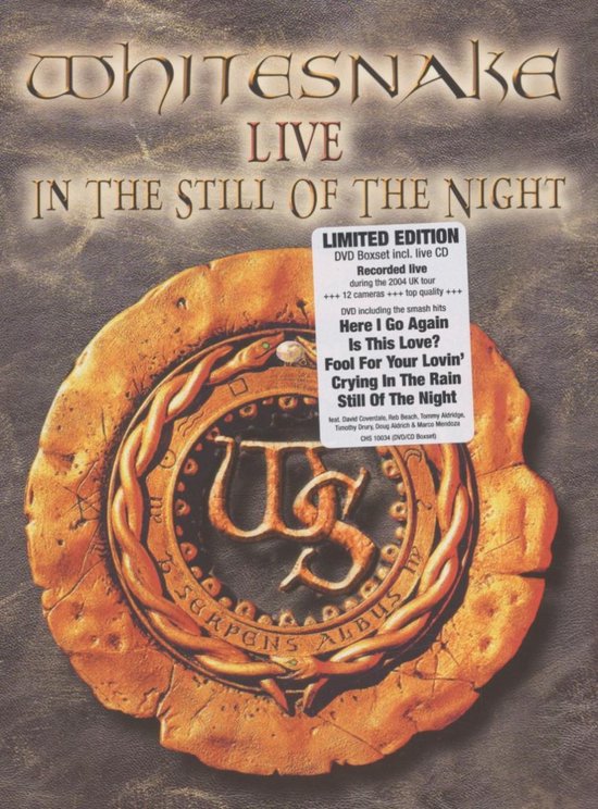 Cover van de film 'Whitesnake - Live - In The Still Of The Night/Hammersmith 2004'
