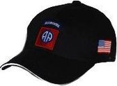 Fostex Garments - Baseball cap 82nd Airborne (kleur: Zwart / maat: NVT)