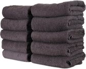Katoenen Handdoek - Antraciet - Set van 15 Stuks - 70x140 cm - Heerlijk zachte badhanddoeken
