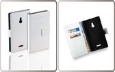 MiniPrijzen MP - Wit Nokia XL booktype - bookstyle - Wallet Case - Flip Cover - Book Case - Bescherm Hoes - Telefoonhoesje - Smartphone hoesje
