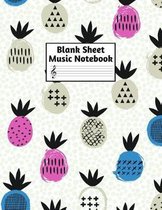 Blank Sheet Music Notebook