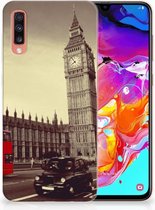 TPU Siliconen Hoesje Samsung A70 Design Londen