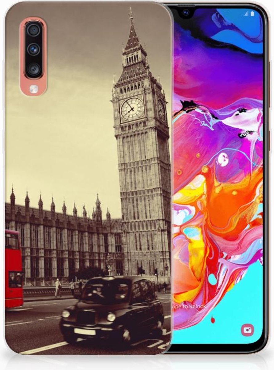 Samsung Galaxy A70 Siliconen Back Cover Londen