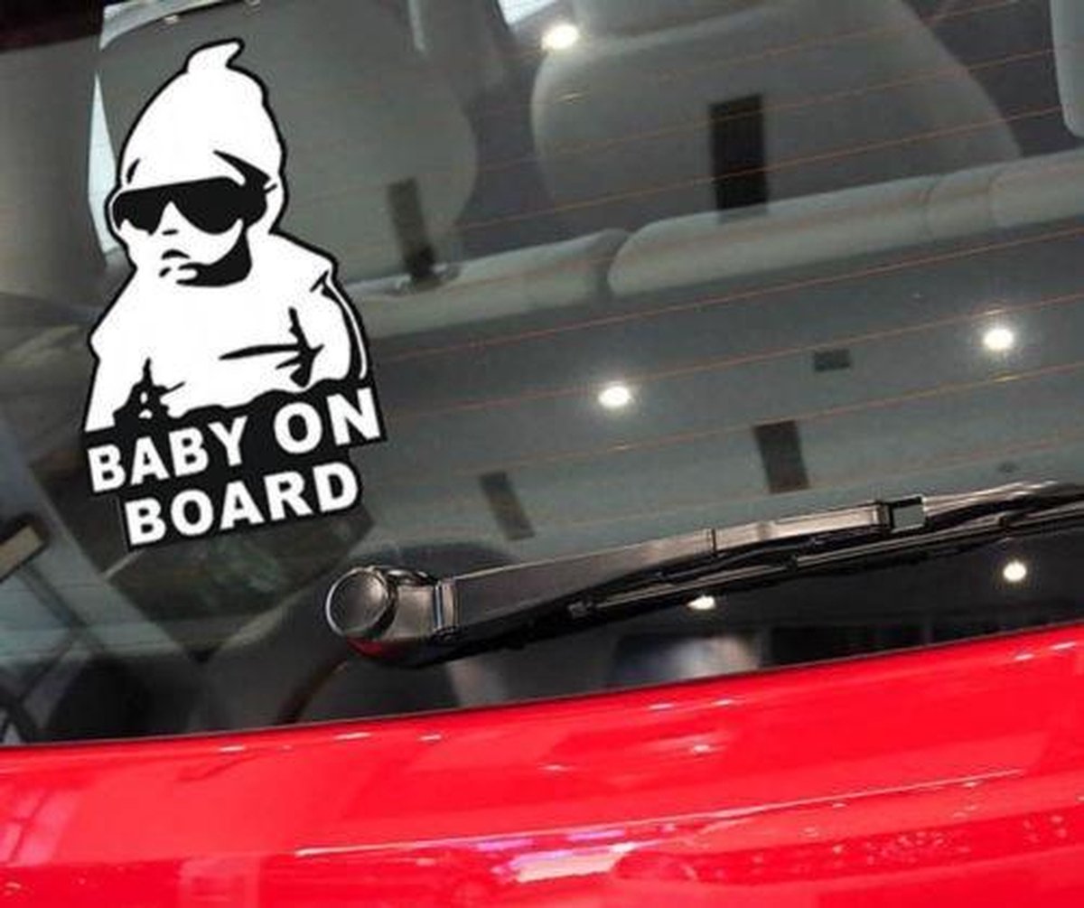 Coole Baby On Board sticker voor op de auto | bol.com