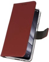 Booktype Telefoonhoesjes - Bookcase Hoesje - Wallet Case -  Geschikt voor XiaoMi Mi 8 Lite - Bruin