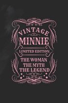 Vintage Minnie Limited Edition the Woman the Myth the Legend