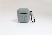 Airpods hoesje siliconen case cover beschermhoes-Grijs