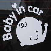 Stickerheld baby on board autosticker - Baby in car – Car sticker – Raamsticker – Baby autosticker