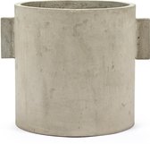 Serax Bloempot Pot beton Rond Naturel Hoog 30cm Diameter 30cm