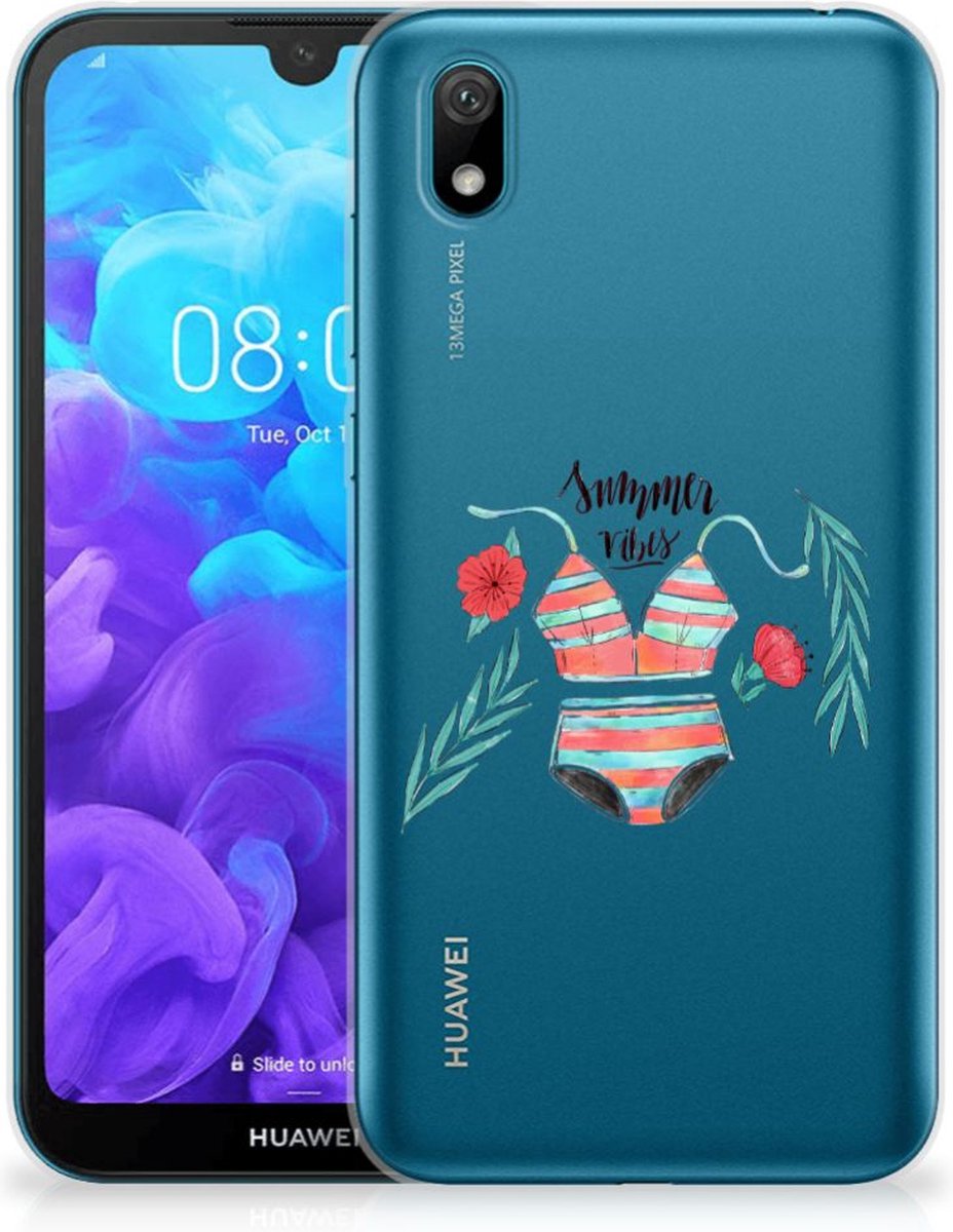 Huawei Y5 (2019) Telefoonhoesje met Naam Boho Summer