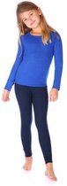 Thermo4sports - thermokleding - thermoset koningsblauw - donkerblauw maat 128