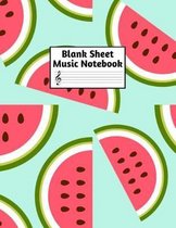 Blank Sheet Music Notebook