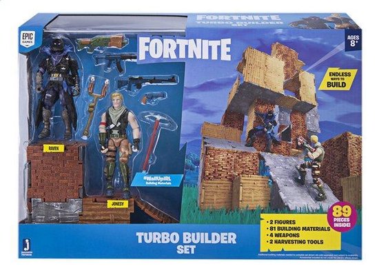 Fortnite Turbo Builder set met Jonesy en Raven - Speelfigurenset | bol.com