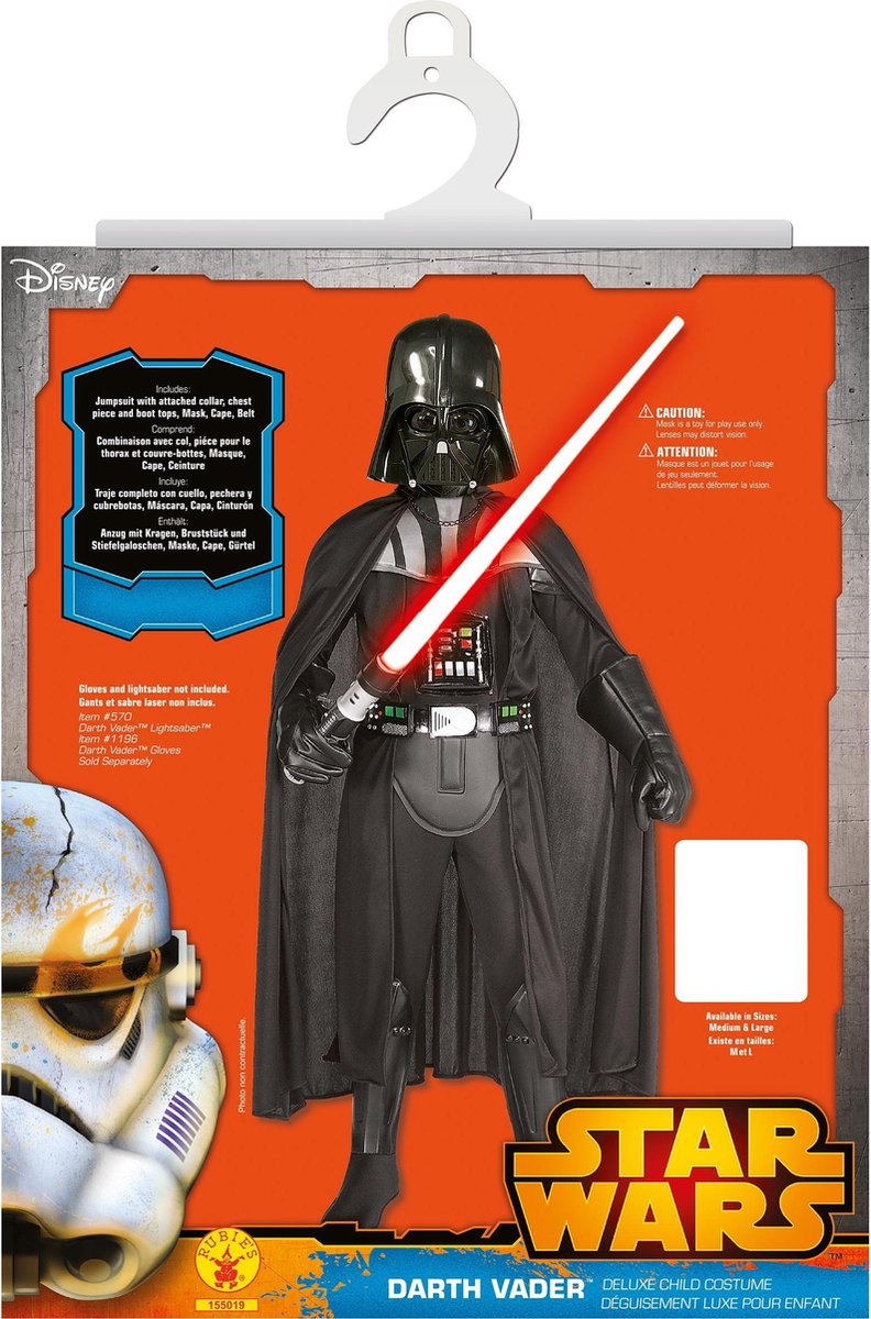 Luxe Darth Vader™ kostuum voor kinderen Star Wars™ - Kinderkostuums -  110/122 | bol.com