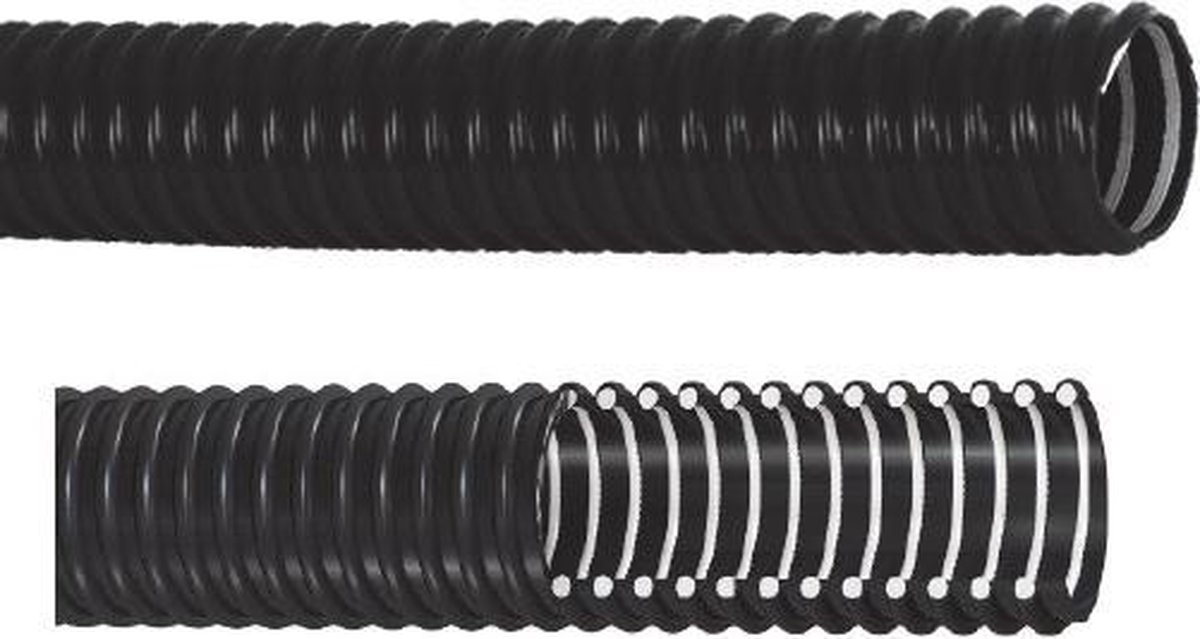 Vijverslang dunwandig zwart 32 mm 1 rol van 10 meter