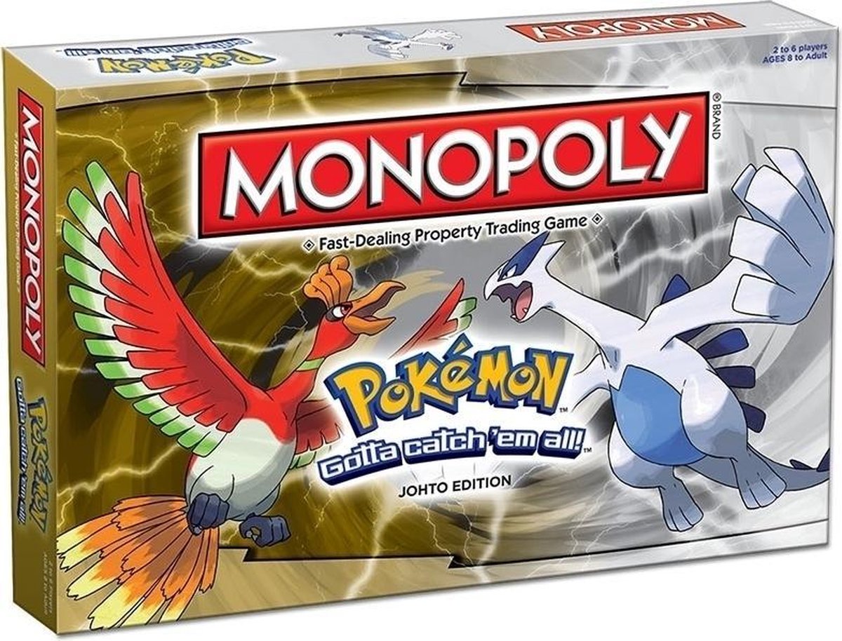 pellet gebied verdrietig Pokemon Monopoly Johto Edition | Games | bol.com