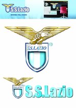 Lazio Roma Logo - Muursticker - 41 x 28 cm - Multi