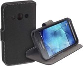 HC zwart bookcase voor de Samsung Galaxy Xcase 3 Telefoonhoesje