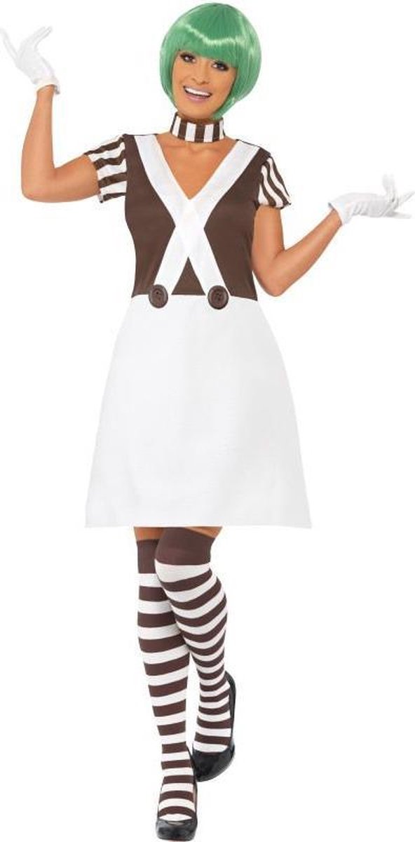Sjakie En De Chocoladefabriek Kostuum Candy Creator Dame Vrouw XL Carnaval... Sjakie En De Chocoladefabriek Kostuum Candy Creator Dame Vrouw XL Carnaval...
