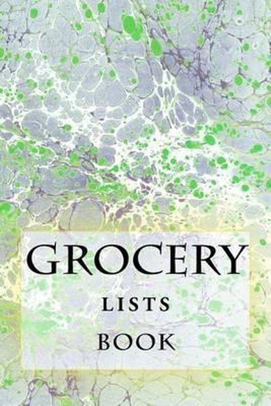 Turn Your Life Into a Book- Grocery Lists Book - cover