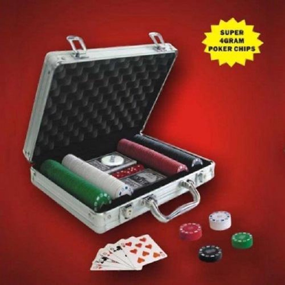 Complete Pokerset 200 Chips