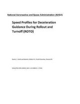 Speed Profiles for Deceleration Guidance During Rollout and Turnoff (Roto)