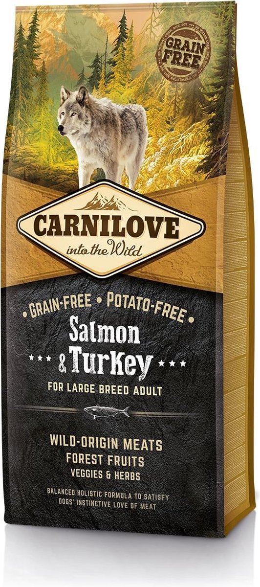 Carnilove Salmon & Turkey Adult Large Breed 12 kg