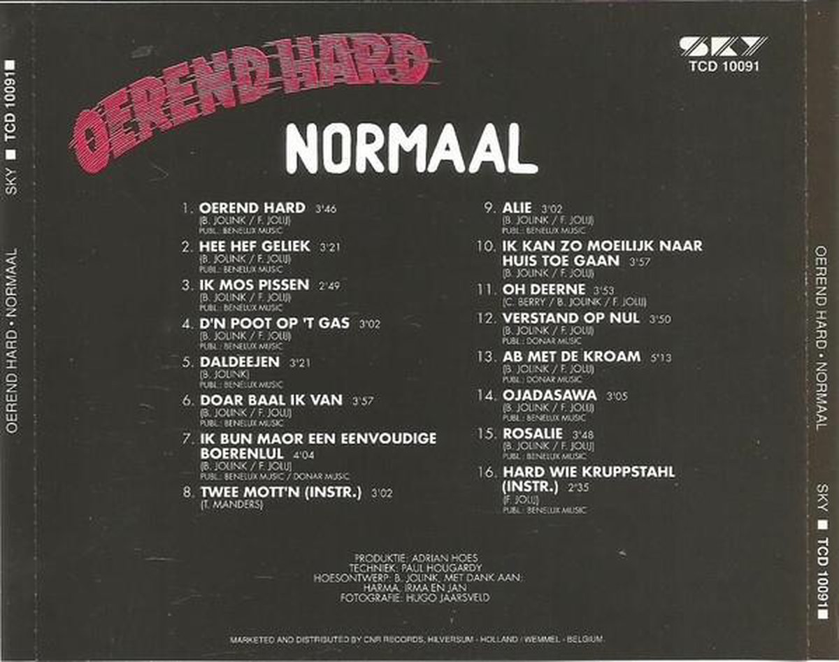 Oerend Hard, Normaal | CD (album) | Muziek | bol