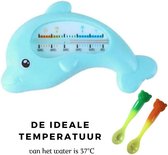 Baby bad thermometer (warmtegevoelig babyvoedingslepel cadeau) - Badthermometer - Water temperatuur meter - Thermometer voor in bad - Kraam cadeau!