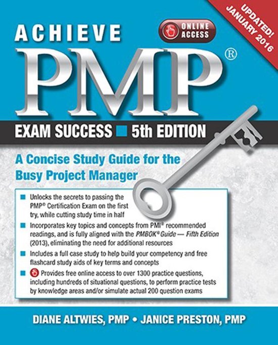 Achieve PMP® Exam Success, 5th Edition, (Updated January 20 ... - cover
