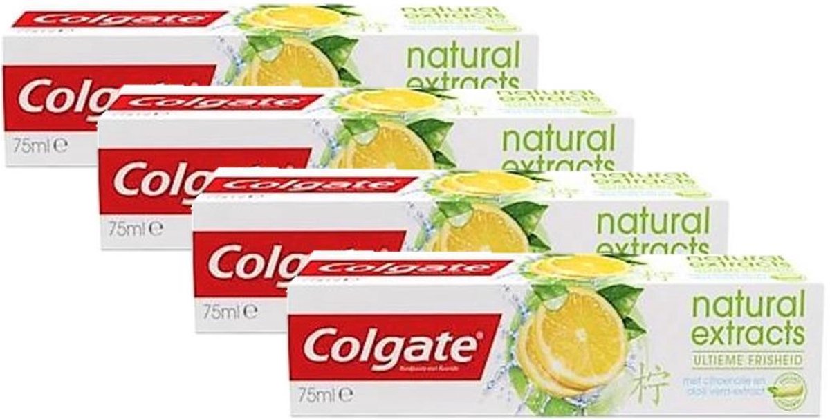 colgate tandpasta natural extracts