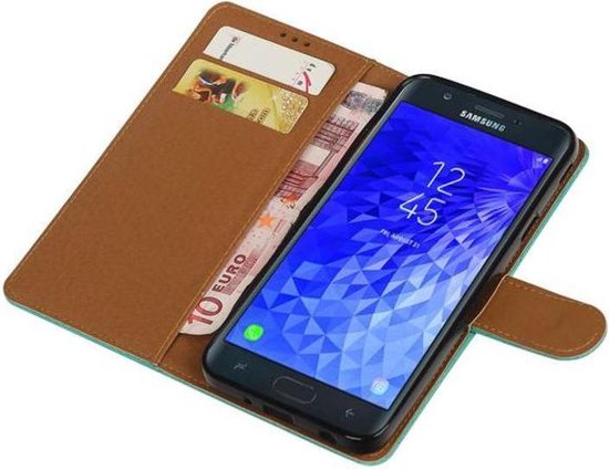 Étui Business Bookstyle Galaxy J7 (2018) Vert