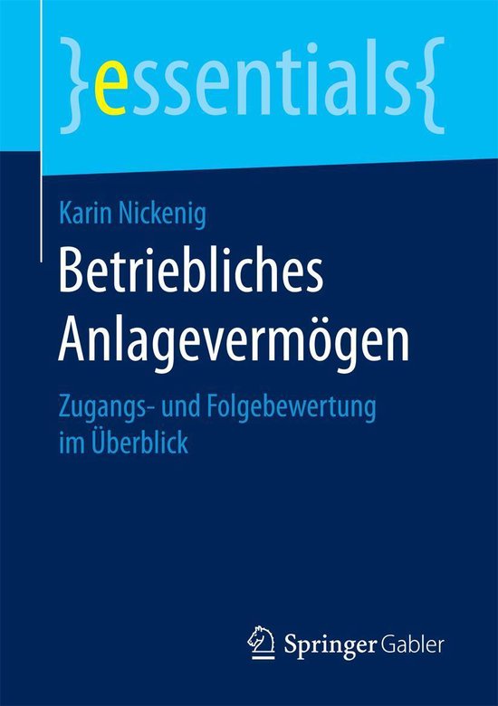 essentials - Betriebliches Anlagevermögen - cover