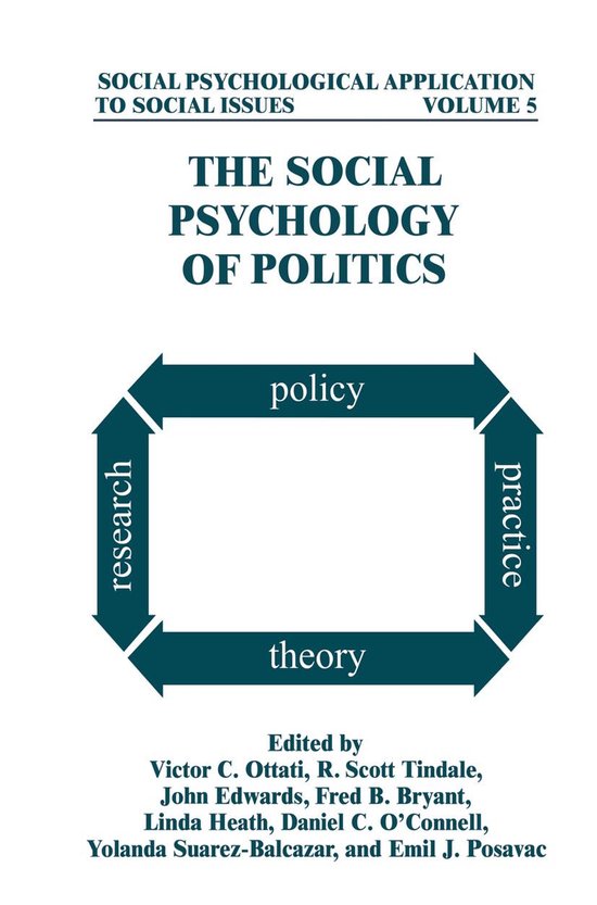 Social Psychological Applications To Social Issues - The Soc ... - cover