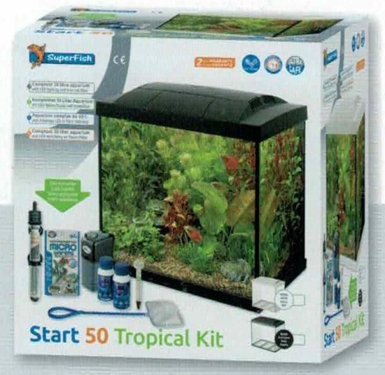 Start 50 Tropical Kit - 48 x 28 x 37 - 50 L - Wit