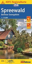 ADFC-Regionalkarte Spreewald /Berliner Seengebiet mit Tagestouren-Vorschlägen, 1:75.000