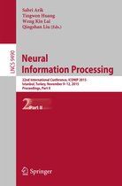 Lecture Notes in Computer Science 9490 - Neural Information Processing