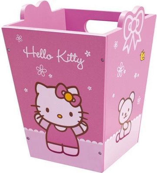 sturen het einde Afleiden Hello Kitty Prullenbak Roze Meisjes 28 X 20 Cm | bol.com
