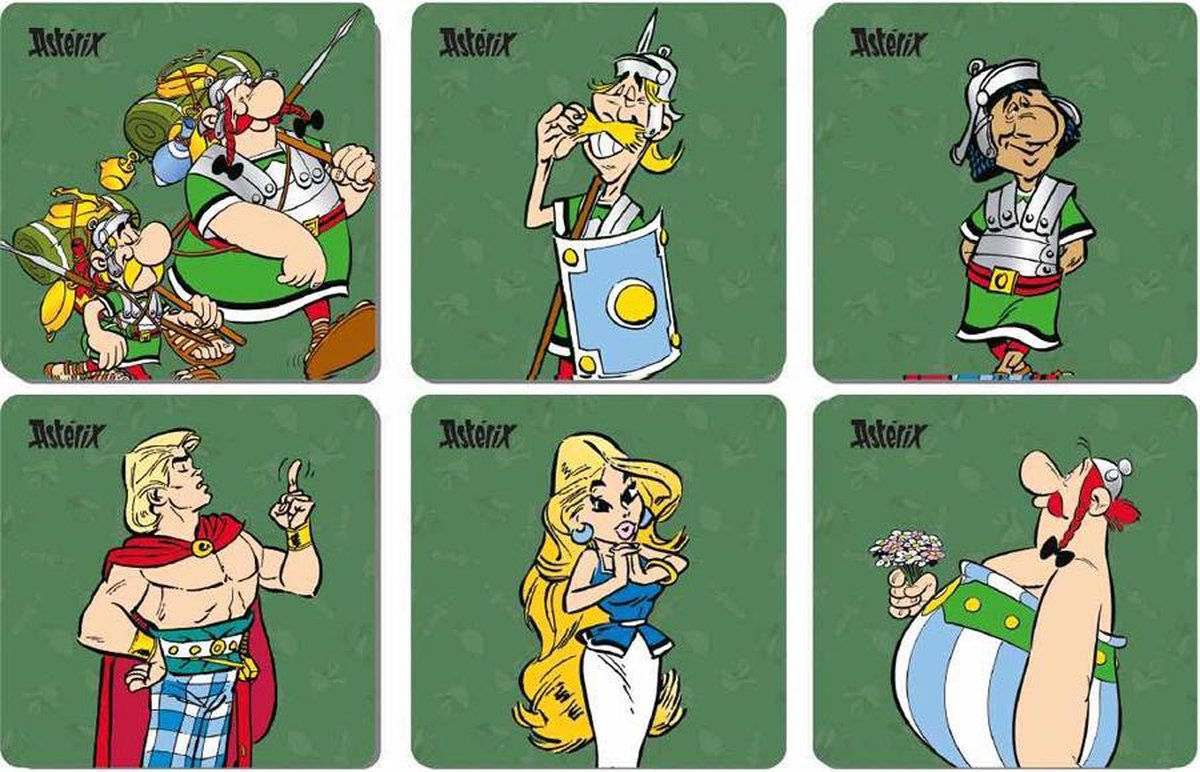 Asterix En Obelix - Onderzetters - Legionary - 6 Stuks | Bol.Com