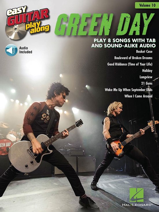 Green Day - Easy Guitar Play-Along Songbook - cover