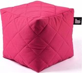 Extreme lounging - B-box - Quilted - Poef - Outdoor & Indoor - Roze