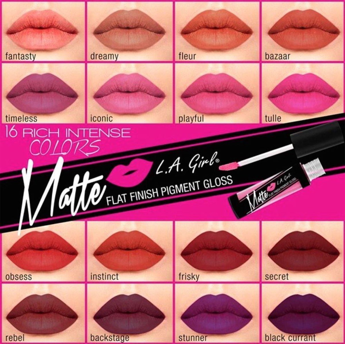 L.A. Girl Matte Pigment Gloss - Iconic