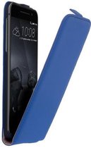 Blauw lederen flip case HTC One A9 case Telefoonhoesje