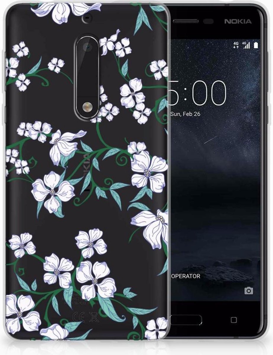 Nokia 5 Uniek TPU Case Blossom White