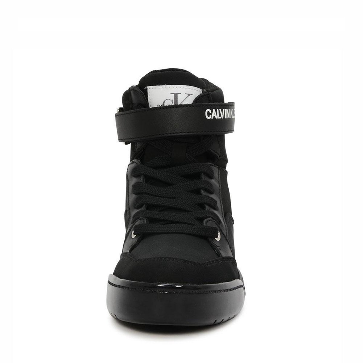 Calvin Klein Nelda Hoge Zwarte Sneaker - CK Damesschoen R0804 - Maat: 41 |  bol.com