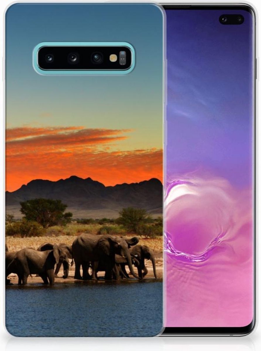 Samsung Galaxy S10 Plus TPU Hoesje Olifanten