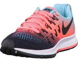 Nike Air Zoom Pegasus 33 Hardloopschoenen - Maat 39 - Vrouwen - zwart/roze/blauw  | bol.com