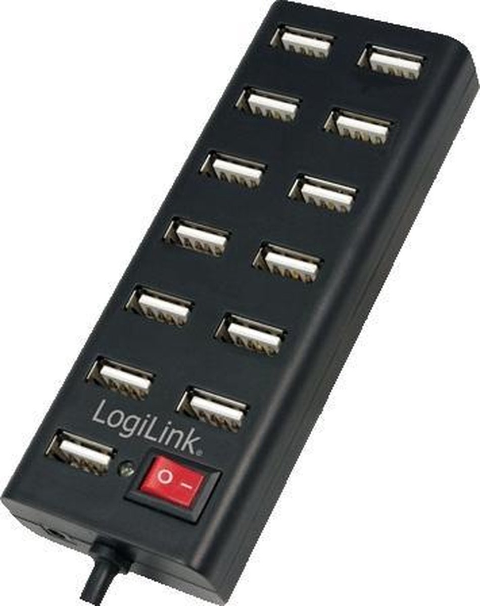 LogiLink UA0126 - Hub - USB 2.0 - Zwart